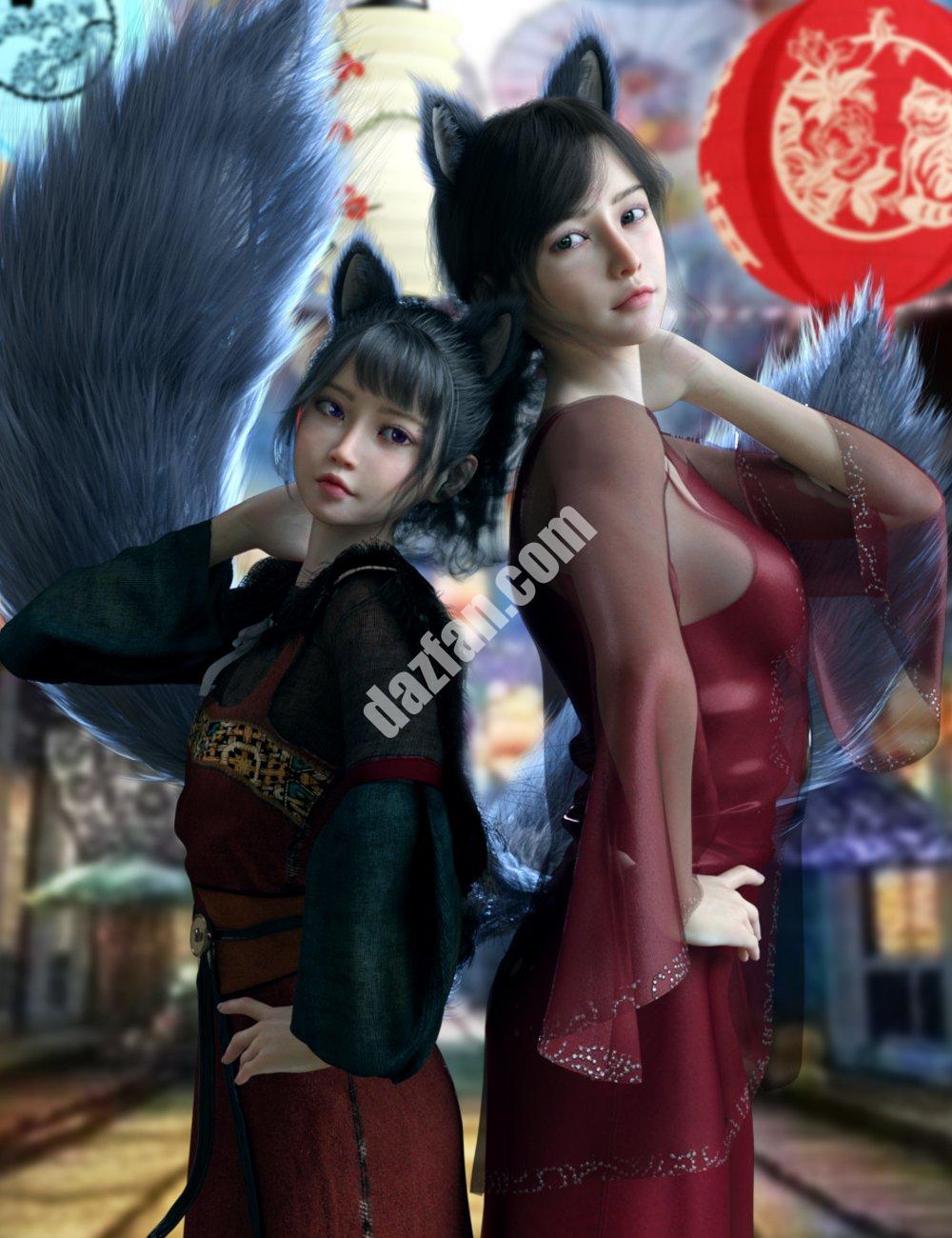 [daz角色] 吴妲己 创世纪8.1女性-DAZ爱好者