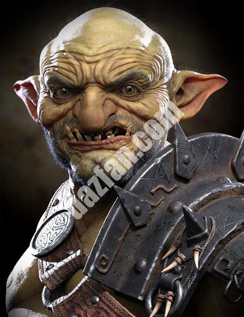 [daz角色] War Goblin HD for Genesis 8.1男-DAZ爱好者