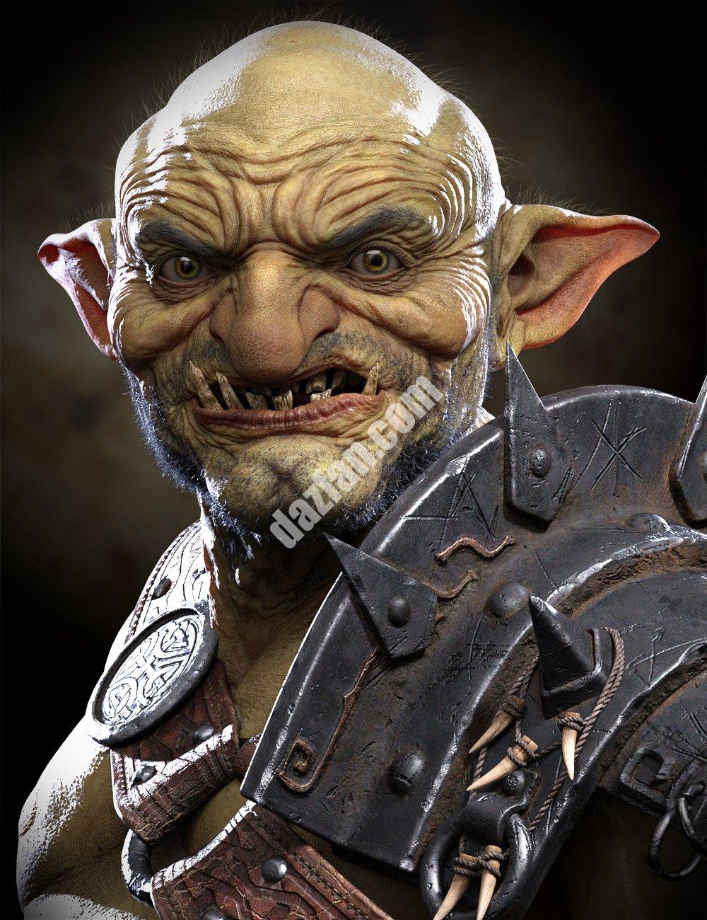 [daz角色] War Goblin HD for Genesis 8.1男-DAZ爱好者