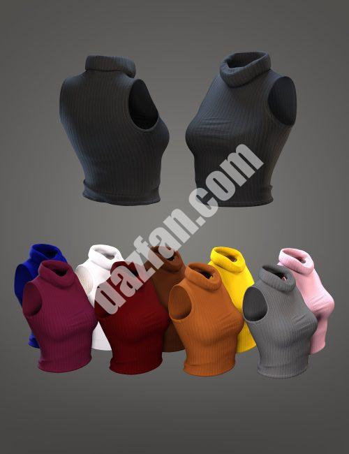 [daz服装] XFashion Genesis 8和8.1女性短上衣-DAZ爱好者