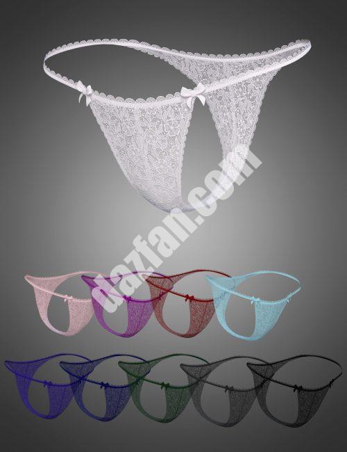 [daz服装] X-Fashion Love蕾丝内衣Genesis 8和8.1女性版-DAZ爱好者