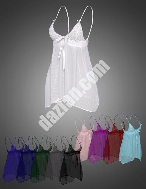 [daz服装] X-Fashion dForce Love Genesis 8和8.1女性蕾丝内衣上衣-DAZ爱好者