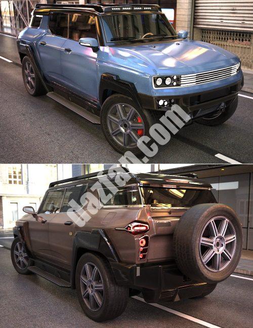 [daz载具] XI现代SUV-DAZ爱好者