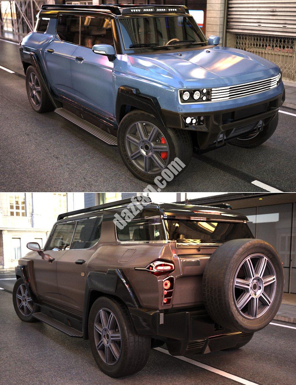 [daz载具] XI现代SUV-DAZ爱好者