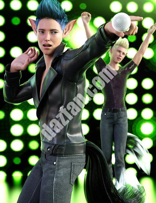 [daz姿势] Z音乐偶像Kota 8.1的姿势和表情-DAZ爱好者