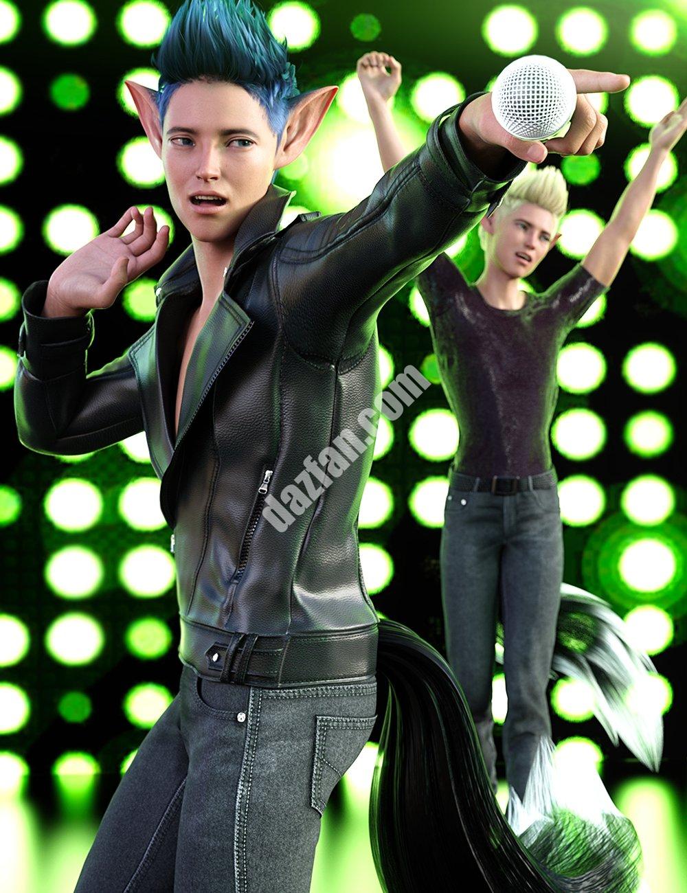 [daz姿势] Z音乐偶像Kota 8.1的姿势和表情-DAZ爱好者