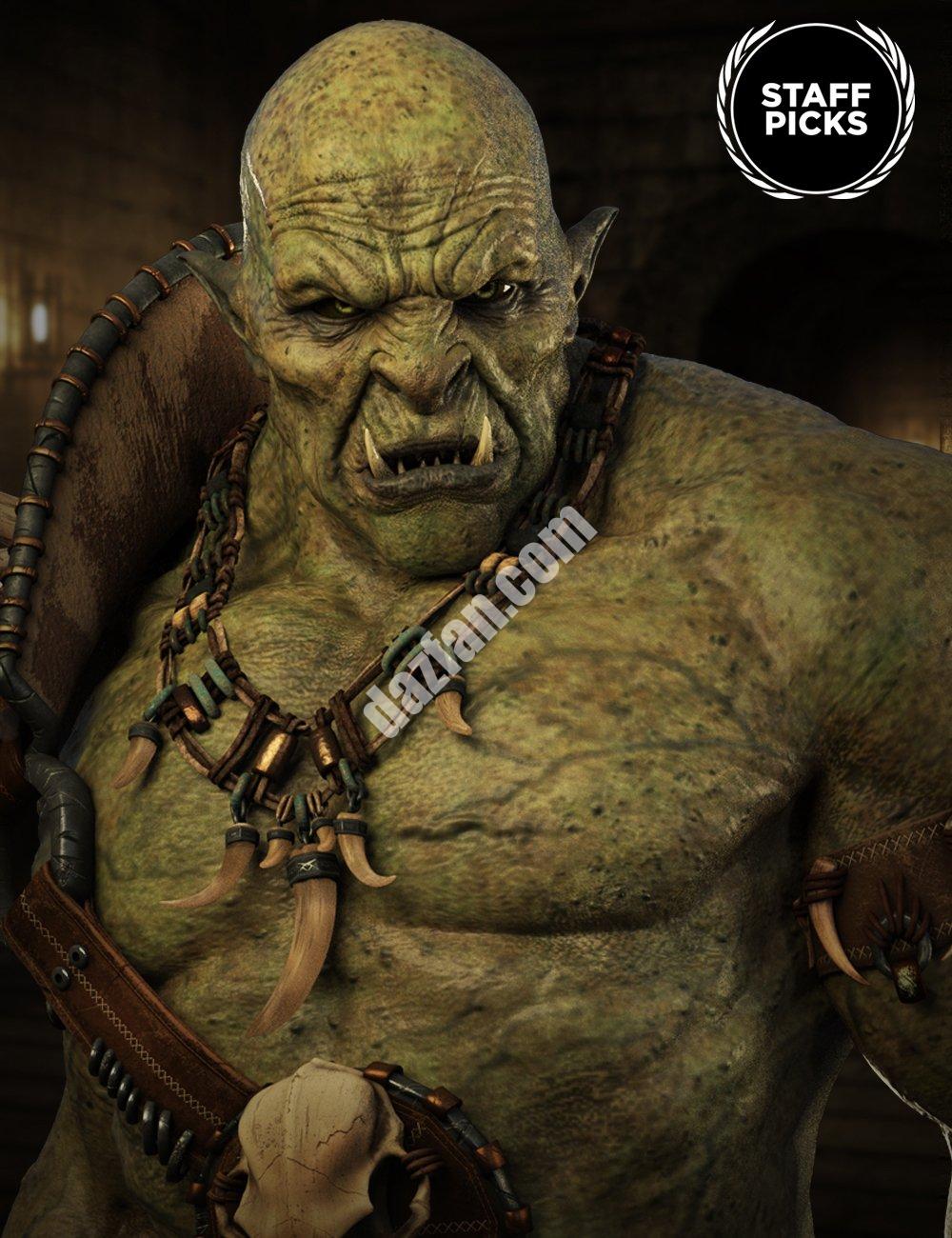 [daz角色] 兽人HD创世纪8雄性-DAZ爱好者