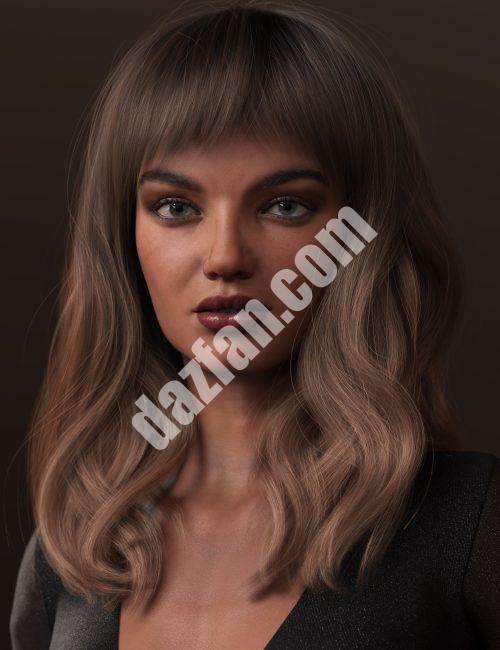 [daz发型] 2021-02 Genesis 8和8.1雌性的头发-DAZ爱好者