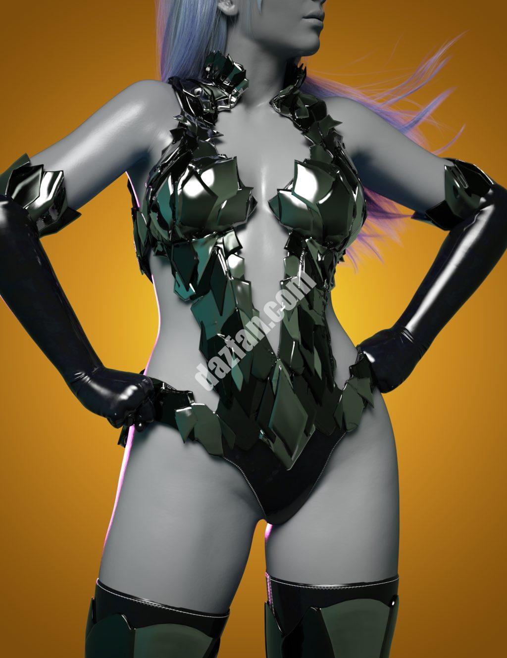 [daz服装] CB Aneira Genesis 9服装套装-DAZ爱好者