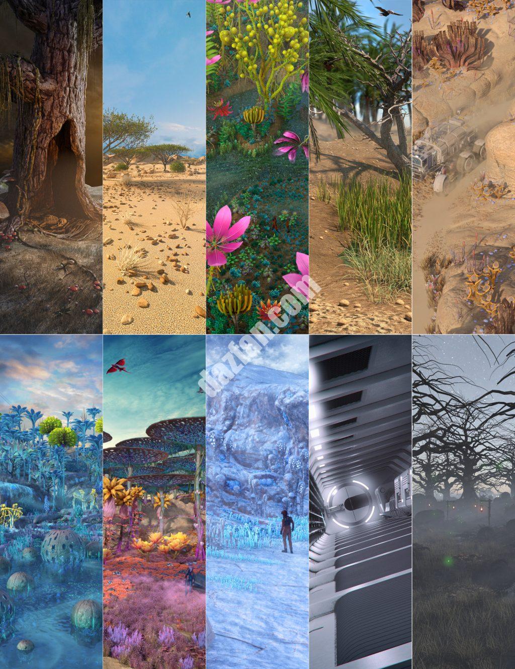 [daz合集] Daz+怪物环境捆绑包-DAZ爱好者