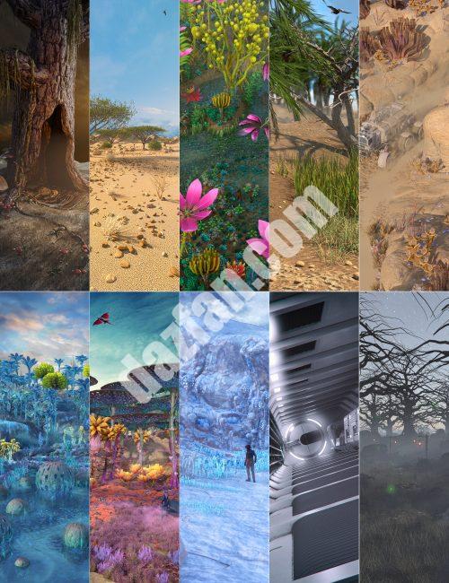 [daz合集] Daz+怪物环境捆绑包-DAZ爱好者