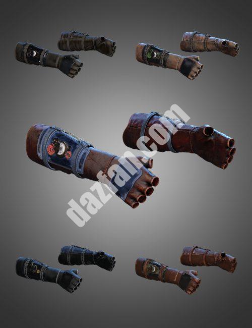 [daz服装] Halcyon Fragment Genesis 8和8.1雄性手套-DAZ爱好者