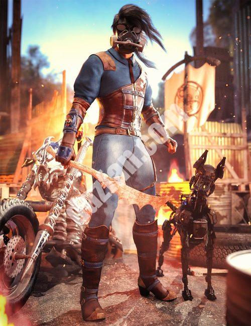 [daz合集] 创世纪8和8.1雄性Halcyon碎片套装-DAZ爱好者