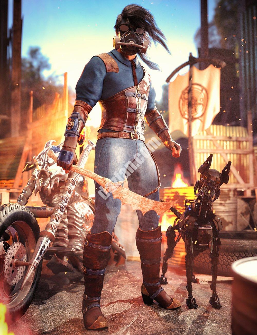 [daz合集] 创世纪8和8.1雄性Halcyon碎片套装-DAZ爱好者