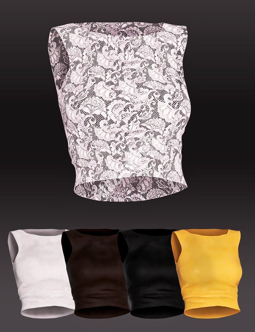 [daz服装] Genesis 8女性标志性风格Outfit dForce衬衫-DAZ爱好者