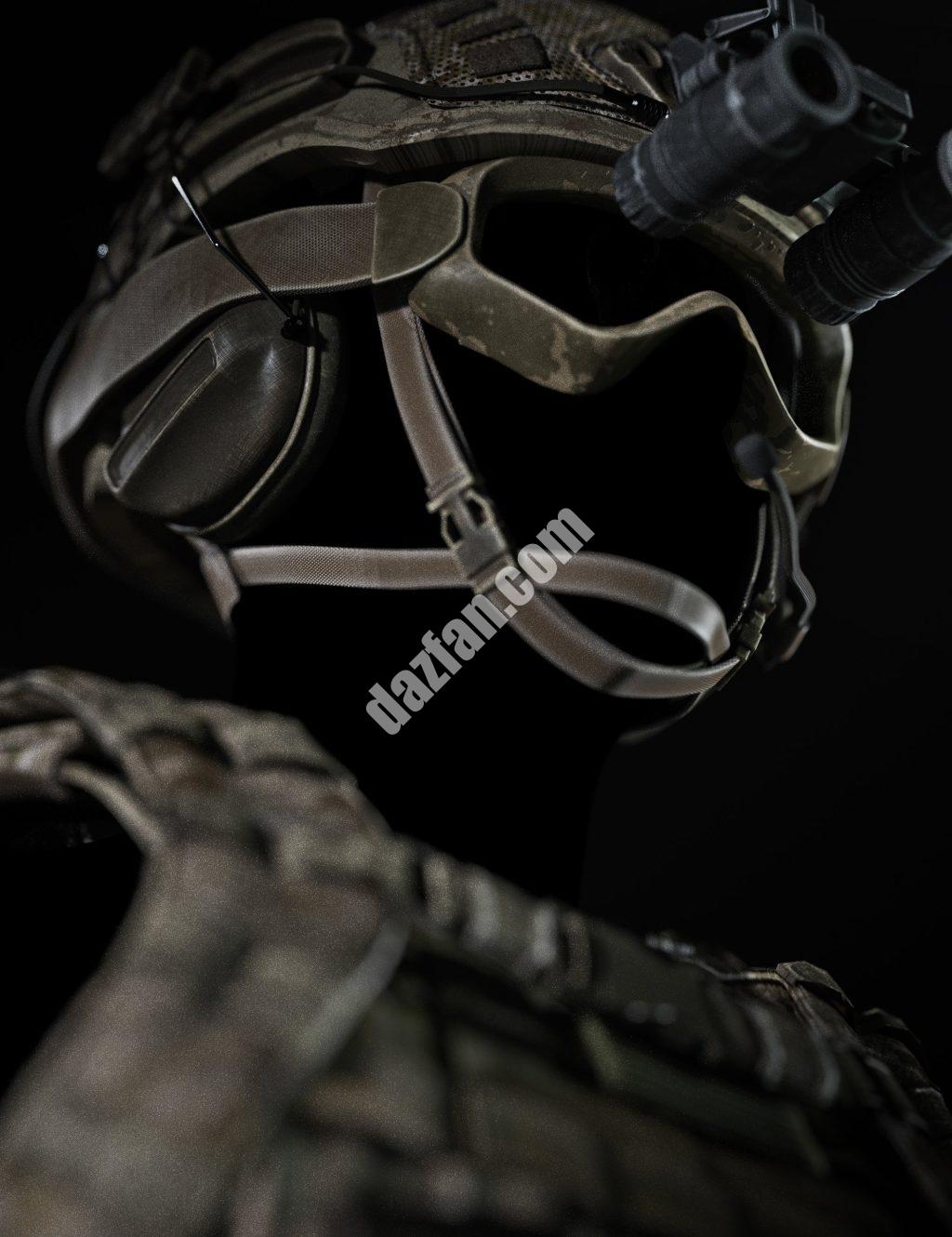 [daz服装] MI Genesis 9现代军事战斗配件-DAZ爱好者