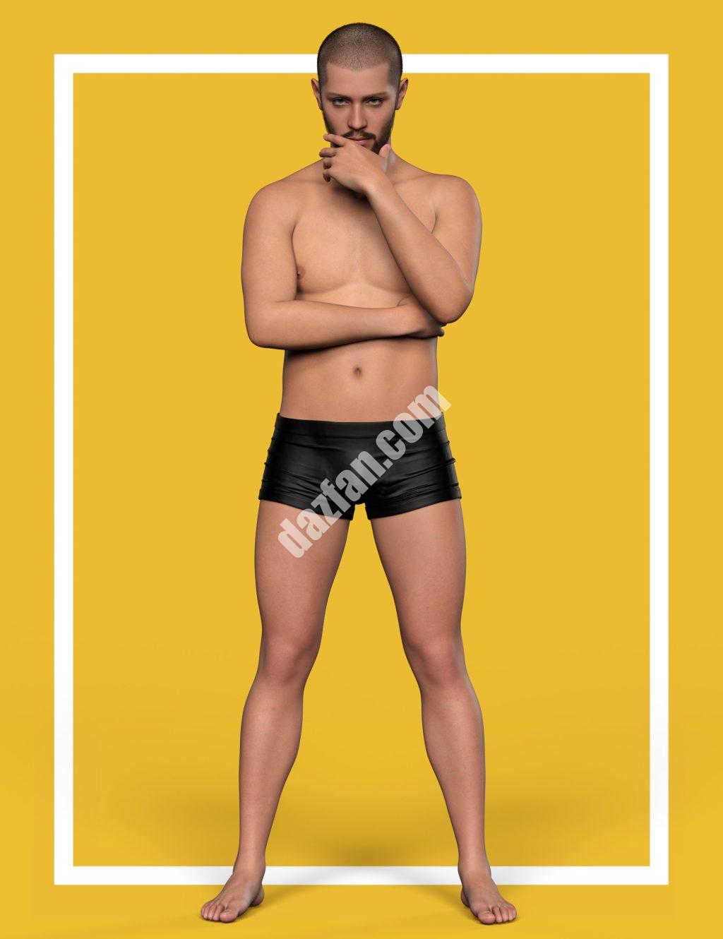 [daz姿势] 创世纪9的男性化姿势-DAZ爱好者