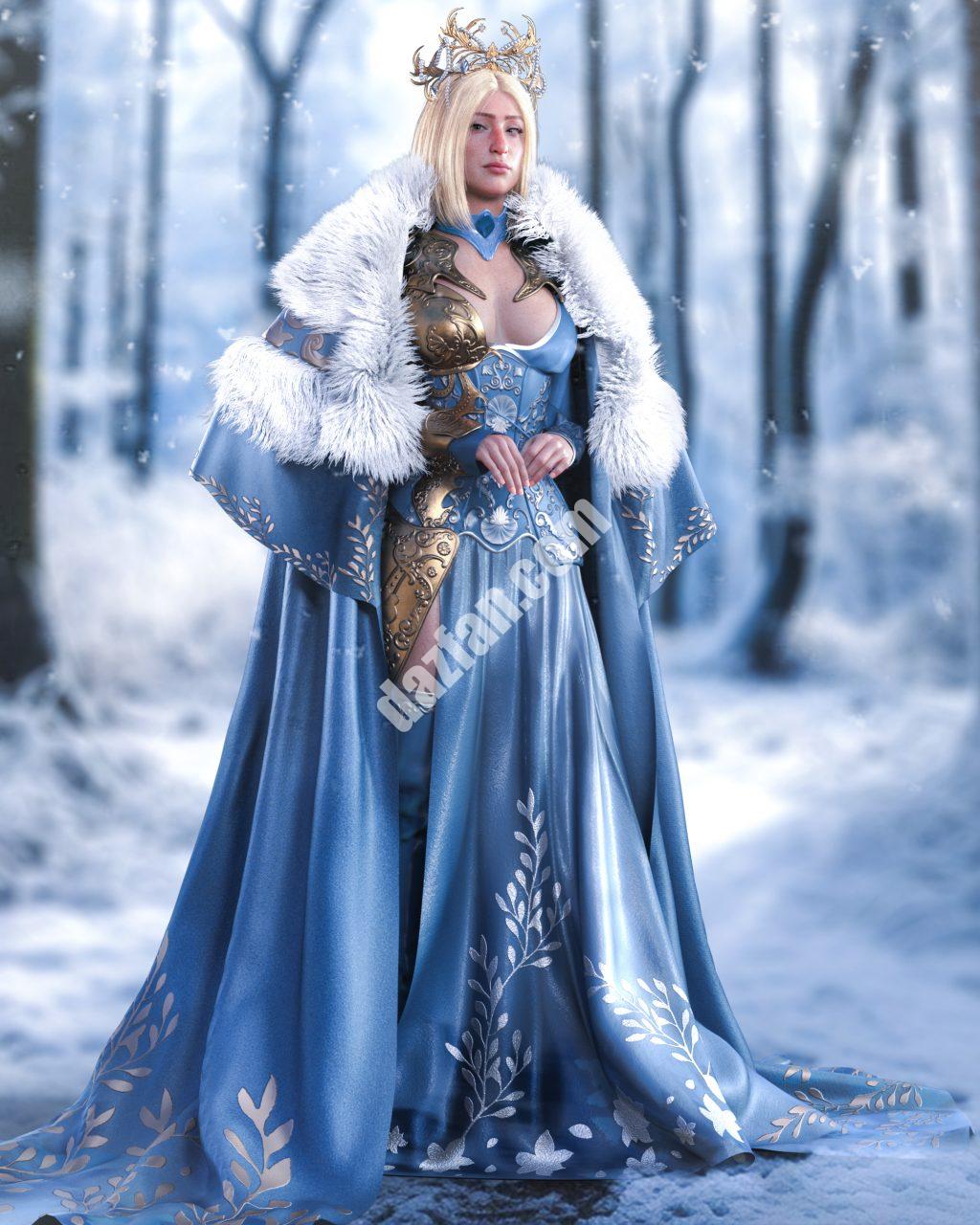 [daz合集] Snow Queen 9 HD Pro捆绑包-DAZ爱好者