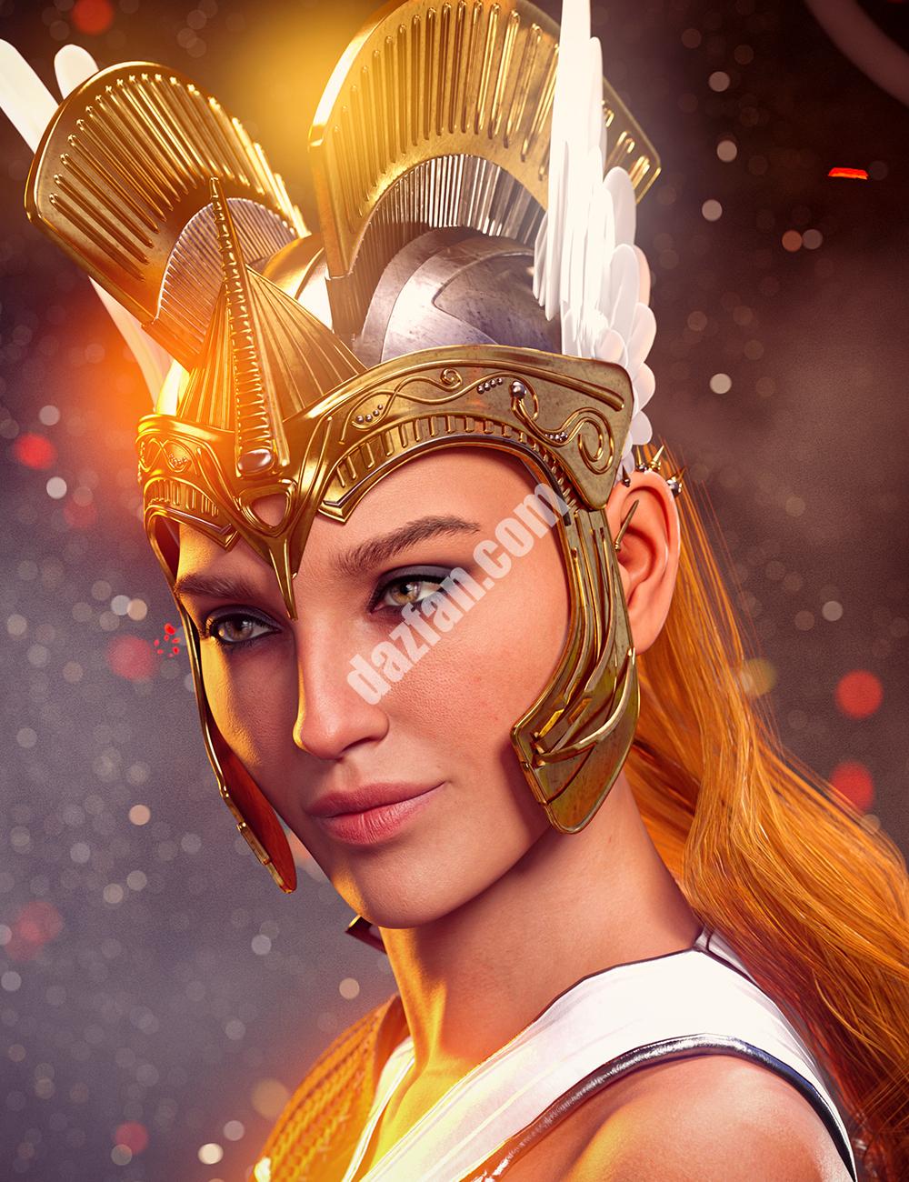 [daz服装] 创世纪9的TF飞马头盔-DAZ爱好者