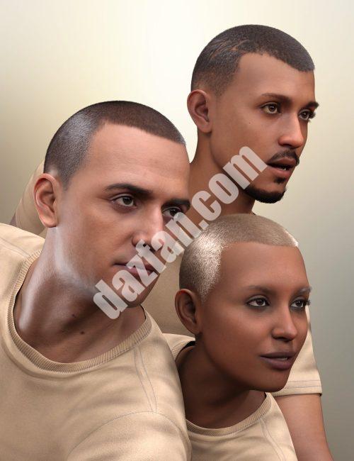 [daz发型] 创世纪9的dForce终极Buzzcut发型-DAZ爱好者