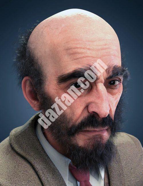 [daz发型] M3D维多利亚时代的头发、面部毛发、帽子和Genesis 8.1男性的衰老-DAZ爱好者