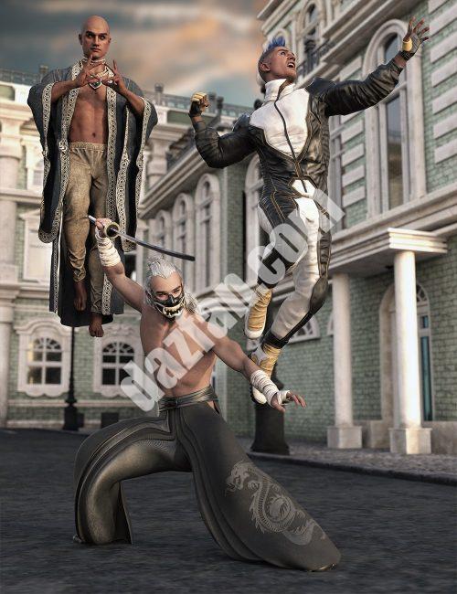 [daz姿势] 创世纪9的动作要点-DAZ爱好者