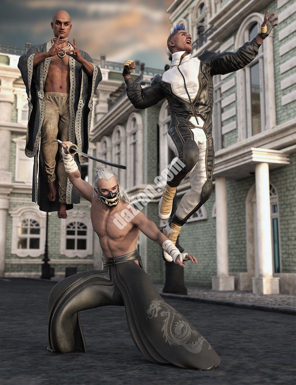 [daz姿势] 创世纪9的动作要点-DAZ爱好者