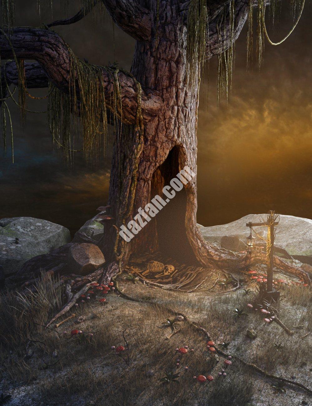 [daz场景] 阿伯,毫无生机-DAZ爱好者