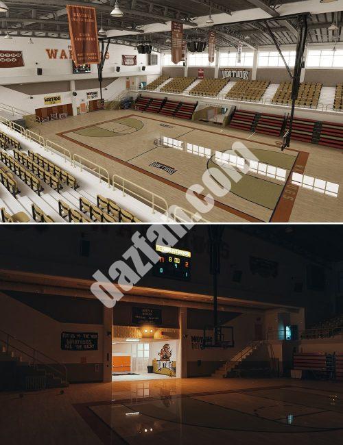 [daz场景] 篮球馆-DAZ爱好者