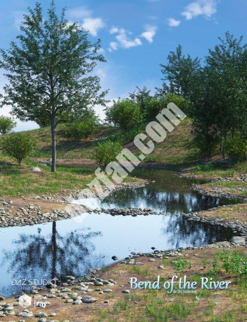 [daz场景] 河湾-DAZ爱好者