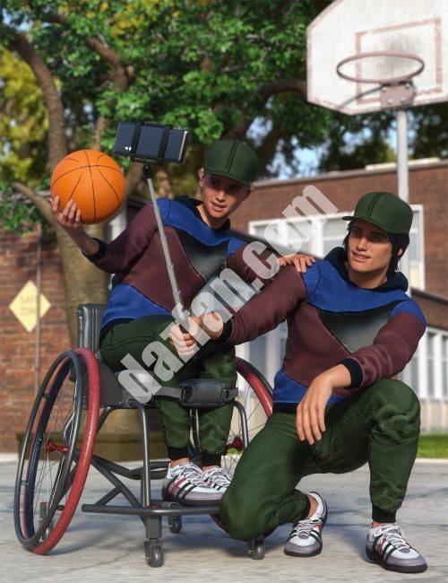 [daz服装] 创世纪8男生校园休闲装-DAZ爱好者