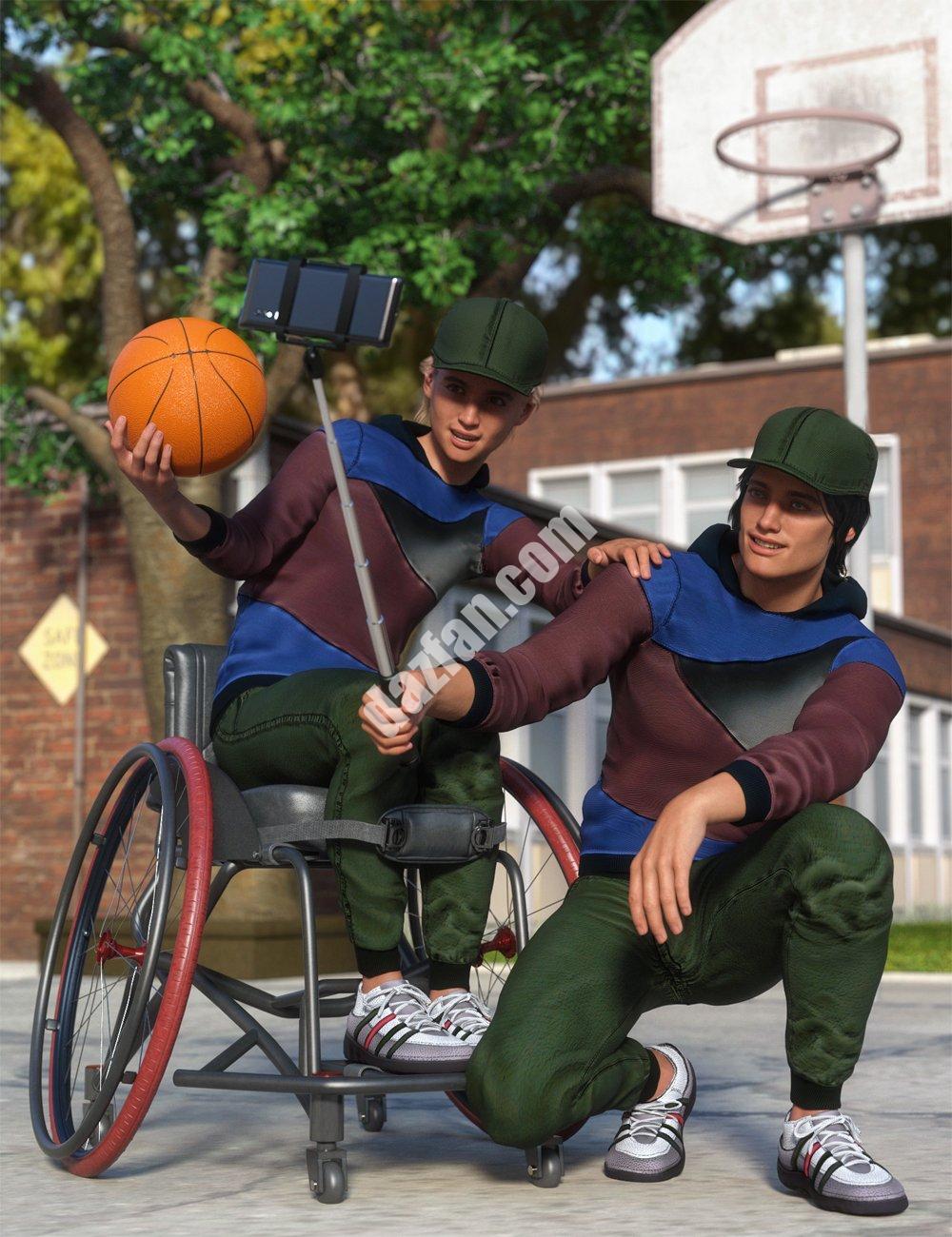 [daz服装] 创世纪8男生校园休闲装-DAZ爱好者