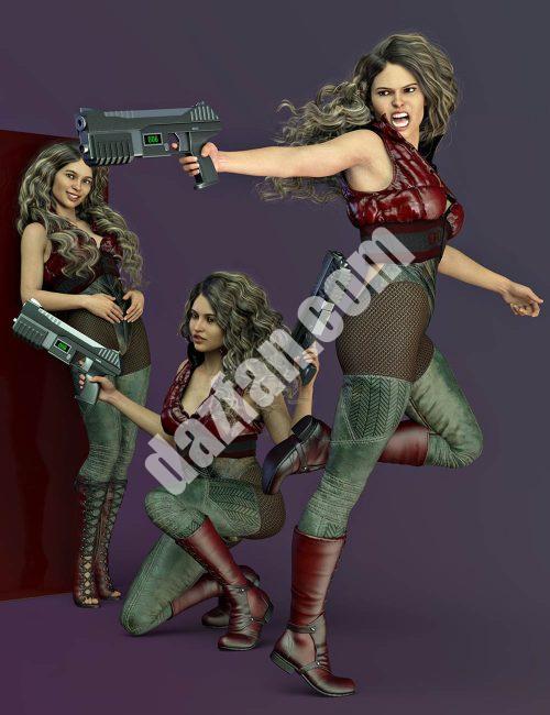 [daz姿势] CDI为Robyn 8和Genesis 8女性拍照-DAZ爱好者