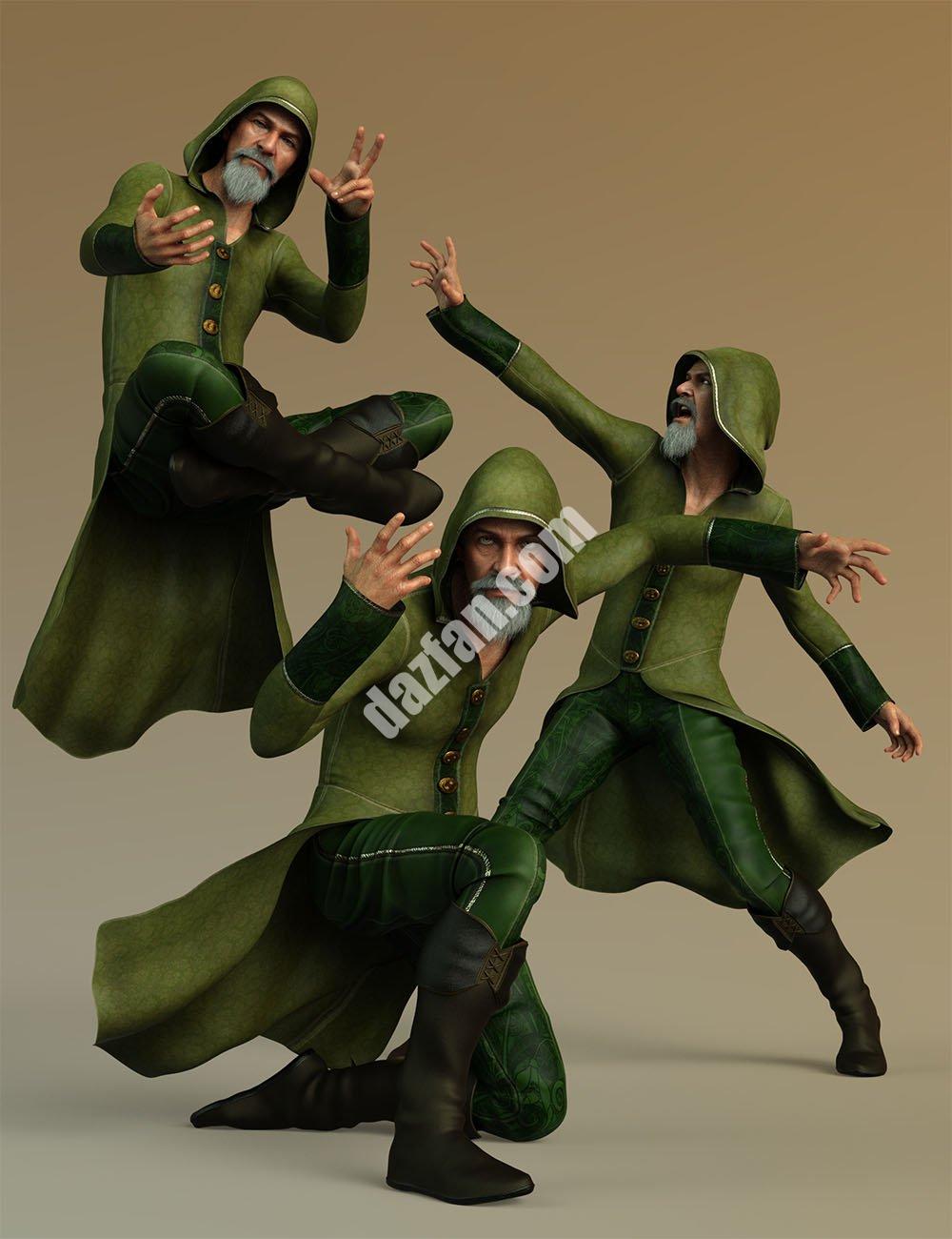 [daz姿势] Merlin 8.1的CDI姿势-DAZ爱好者