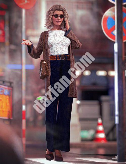 [daz合集] dForce标志性风格Genesis 8女性套装-DAZ爱好者