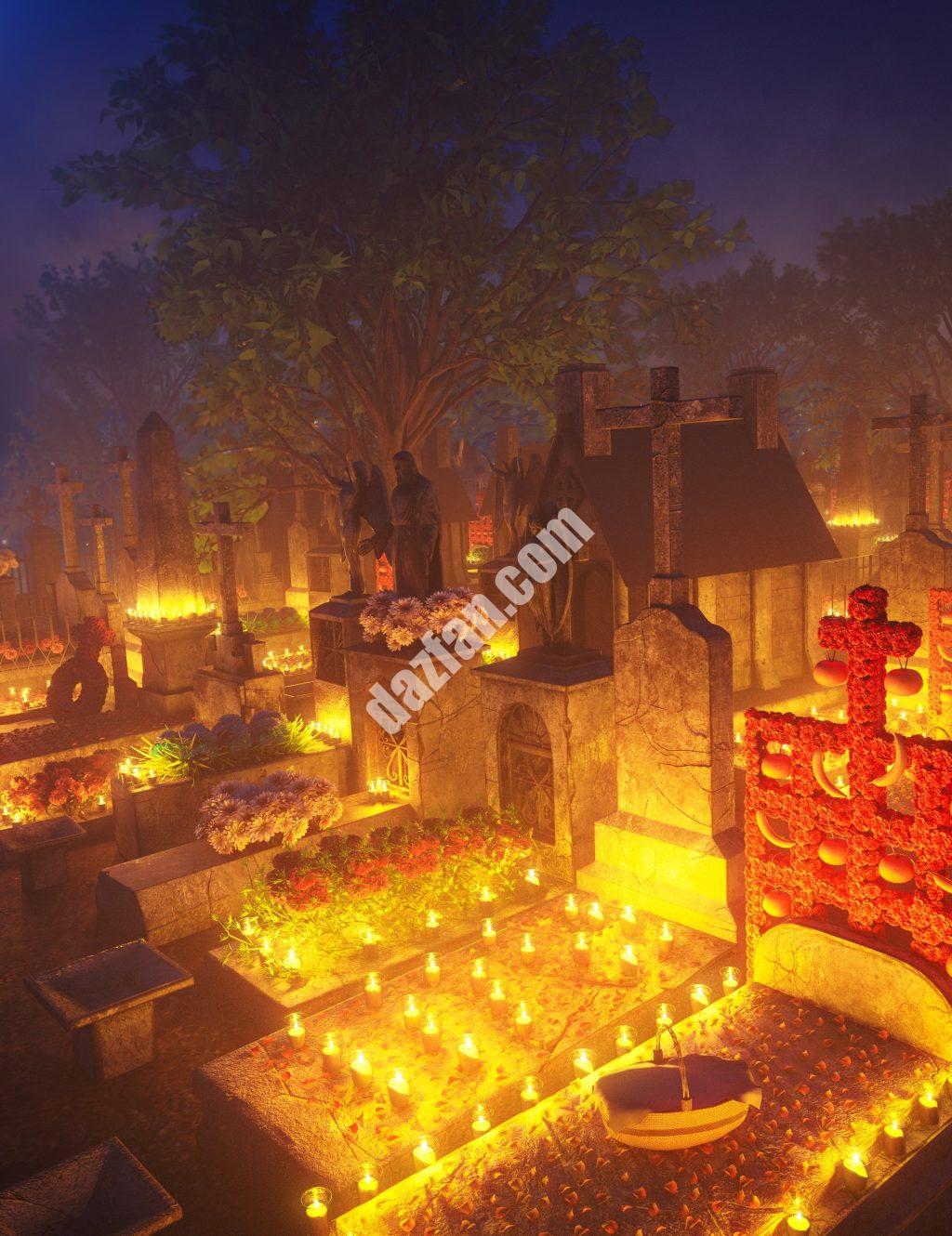 [daz场景] 亡灵节-DAZ爱好者