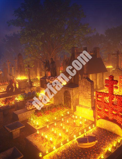 [daz场景] 亡灵节-DAZ爱好者