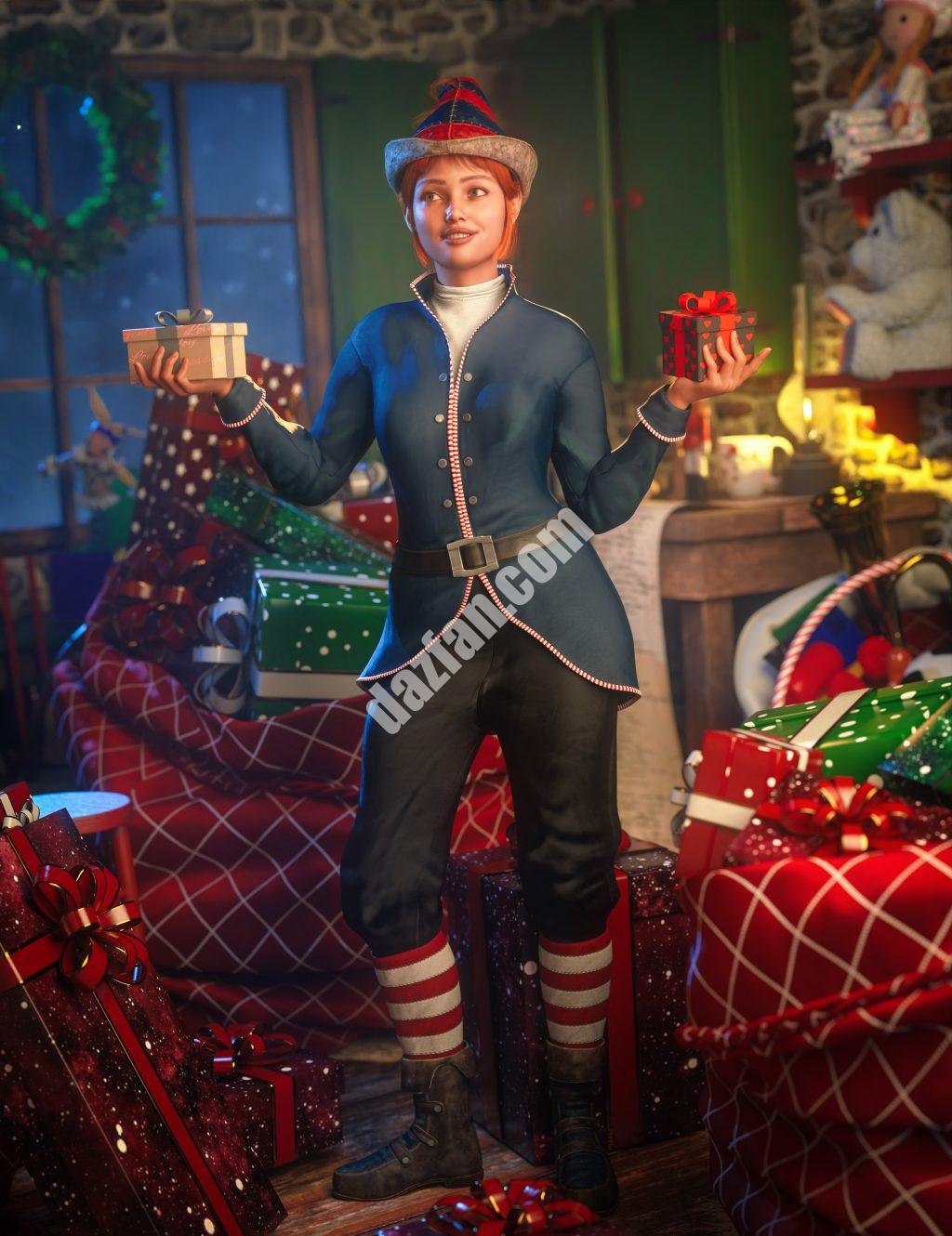 [daz服装] 创世纪9的叮当装-DAZ爱好者