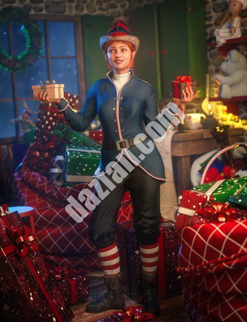 [daz服装] 创世纪9的叮当装-DAZ爱好者