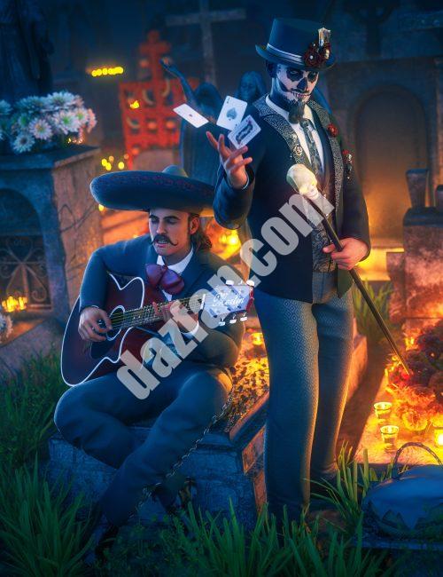 [daz合集] 巴勃罗8.1亡灵节捆绑包-DAZ爱好者