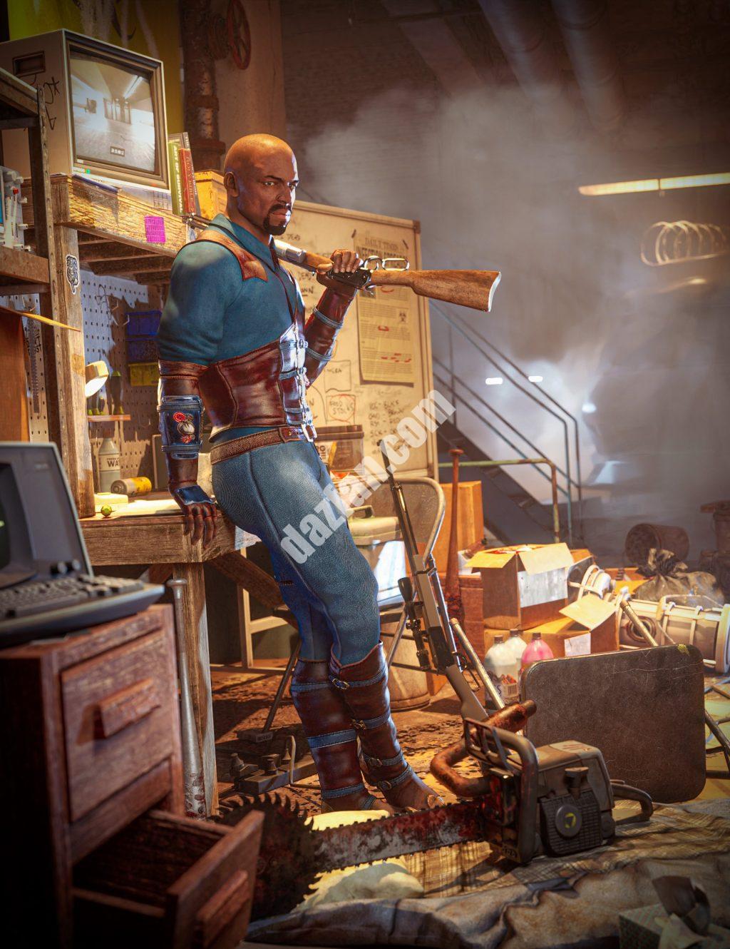 [daz合集] 安全屋生存捆绑包-DAZ爱好者