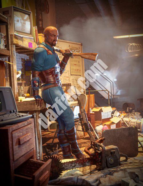 [daz合集] 安全屋生存捆绑包-DAZ爱好者