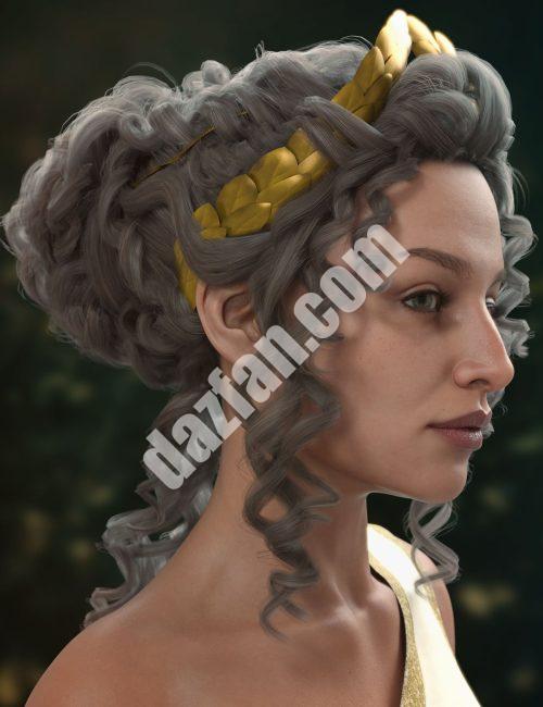 [daz发型] Demetria头发创世纪9-DAZ爱好者