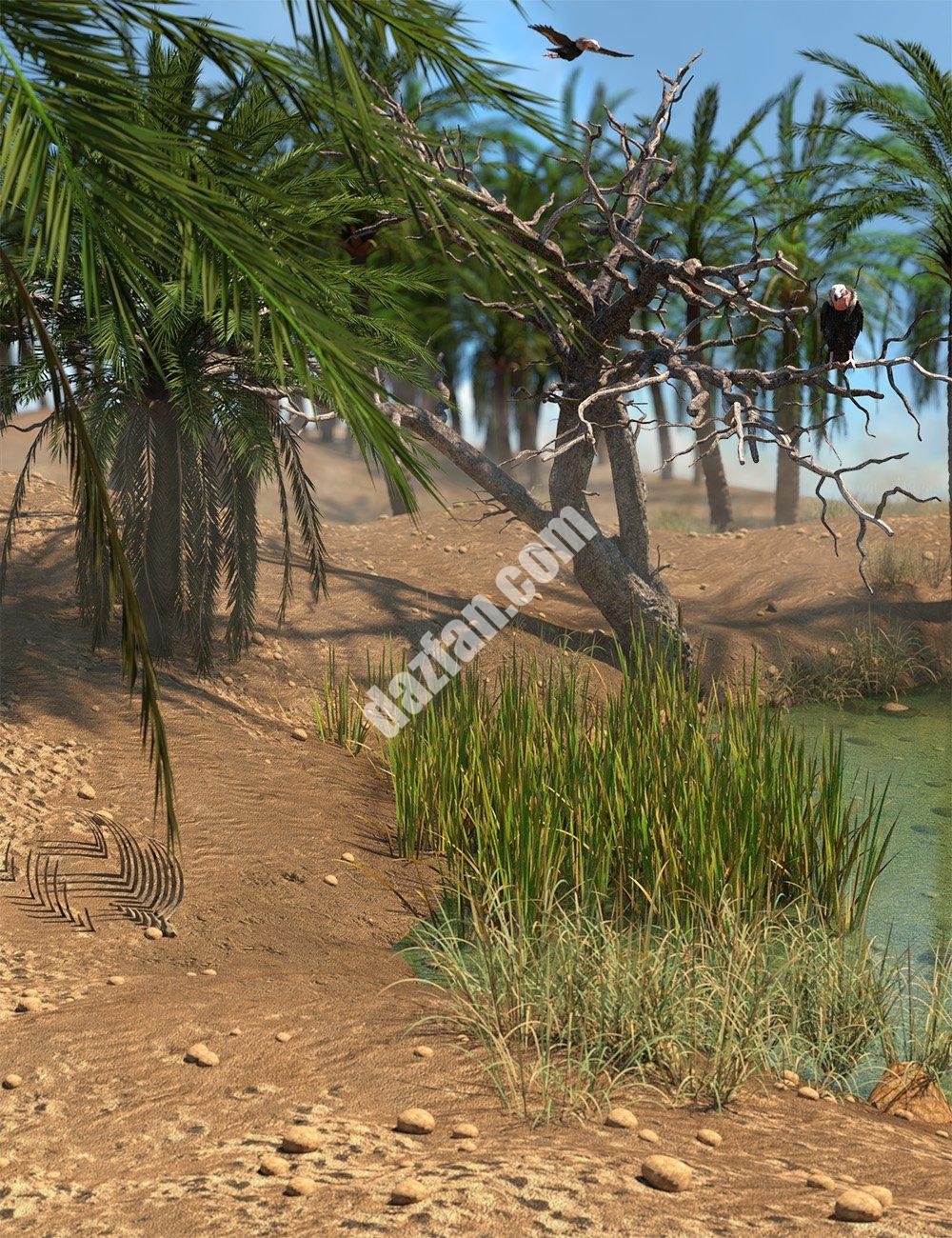 [daz场景] 伊拉克沙漠立体模型-DAZ爱好者