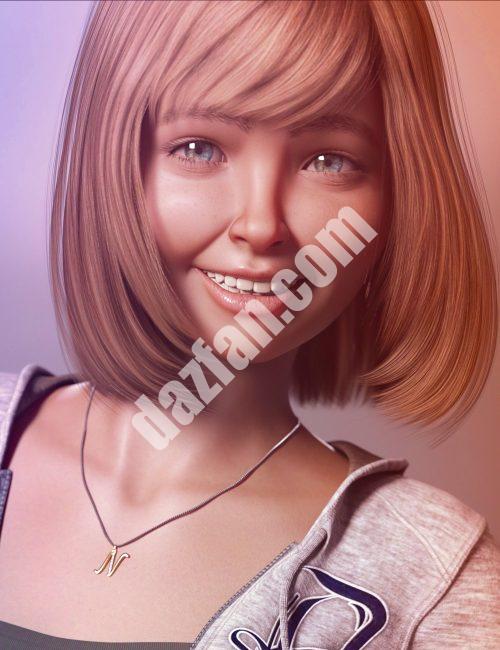 [daz发型] dForce Novara Genesis 8雌性头发-DAZ爱好者