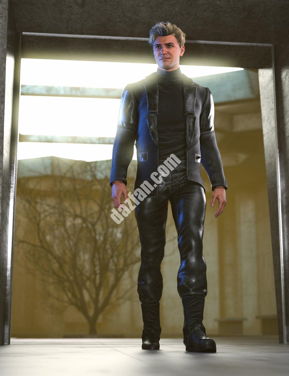 [daz服装] 创世纪9的dForce反乌托邦船长装备-DAZ爱好者