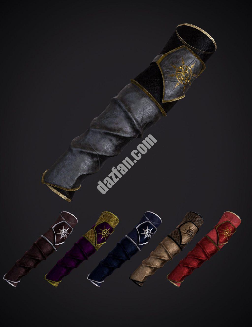 [daz服装] Elena黑暗女王为创世纪8和8.1女性装备手甲-DAZ爱好者
