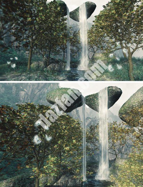 [daz场景] 奇幻森林-DAZ爱好者