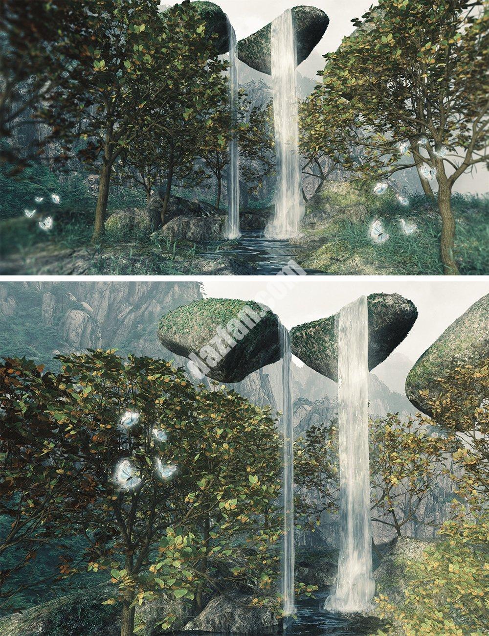 [daz场景] 奇幻森林-DAZ爱好者