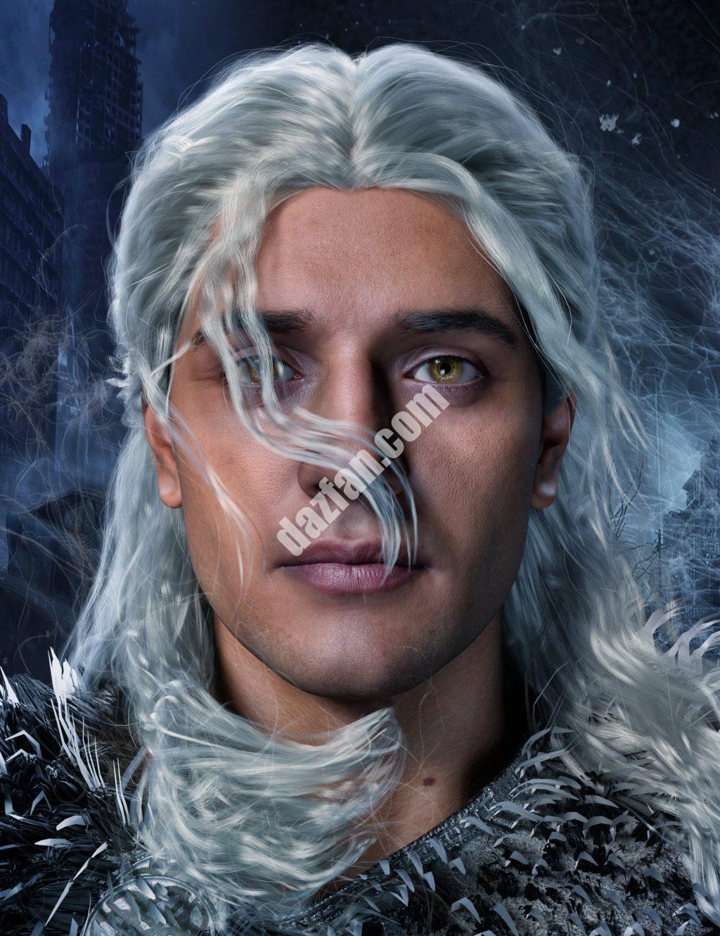 [daz发型] FE创世纪9的Arkadiusz头发-DAZ爱好者